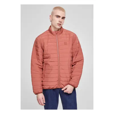 Lightweight terracotta bubble jacket