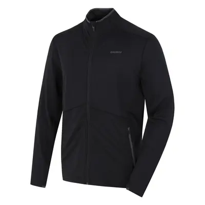 Men's sweatshirt HUSKY Tarp zip black