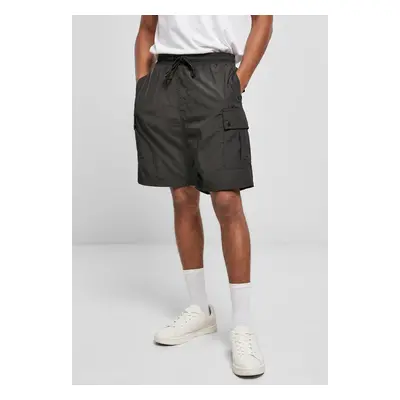 Nylon Cargo Shorts Black