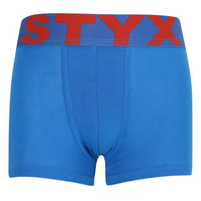 Children's boxers Styx sports rubber blue