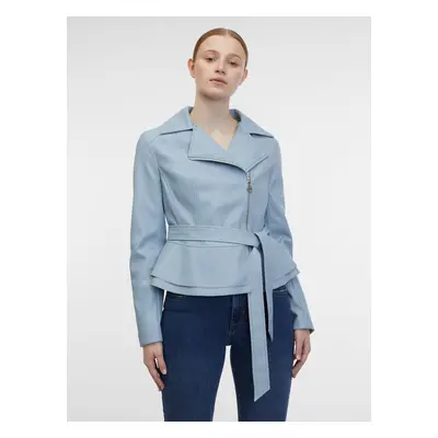 Orsay Light blue women's faux leather jacket - Women's