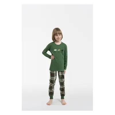 Seward boys' long sleeves, long legs - green/print