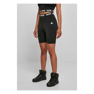 Women's Shorts Starter Logo Tape Cycle, Black