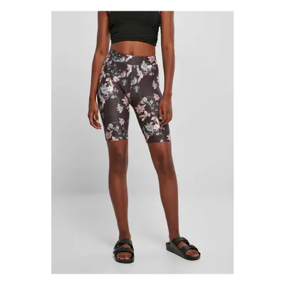 Women's Soft Shorts AOP Cycle Blacksoftflower