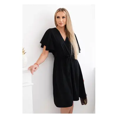 Kesi Włoski Dress with a plunging neckline black