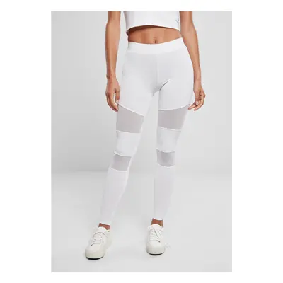 Women's Tech Mesh Leggings in White