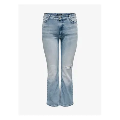 Light blue women's jeans ONLY CARMAKOMA Duru - Women