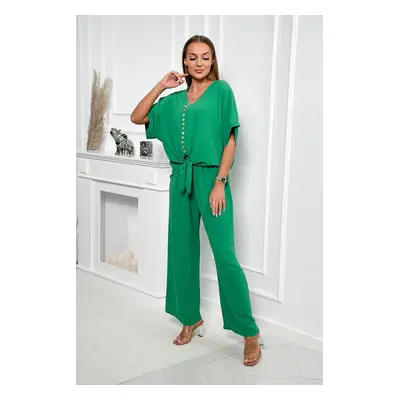 Set of blouses with trousers green