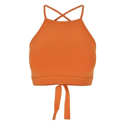 Women's triangle top vintage orange