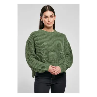 Women's wide oversize sweater sage