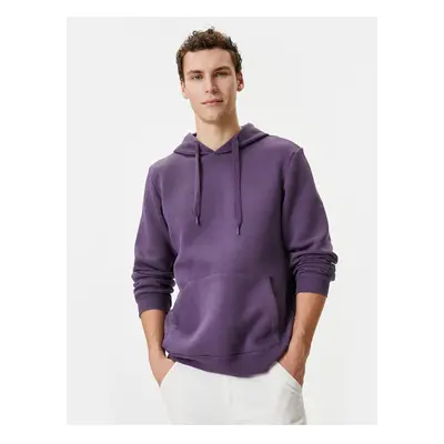 Koton Hooded Sweatshirt Kangaroo Pocket Detailed Long Sleeve