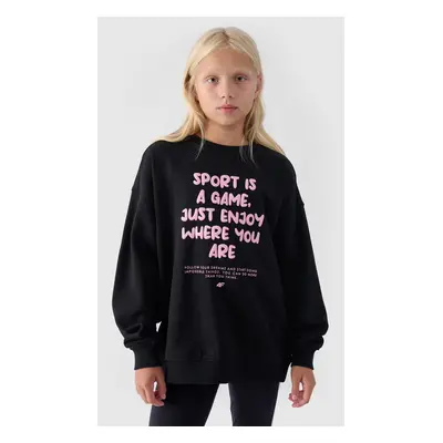 Girls' sweatshirt 4F