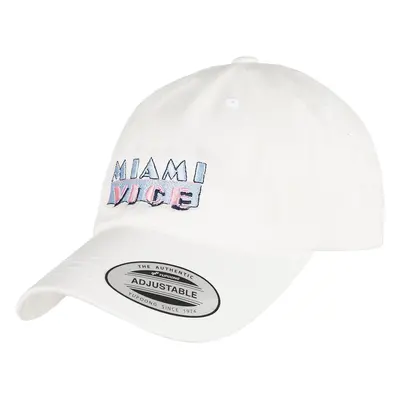 Miami Vice Logo Dad Cap White