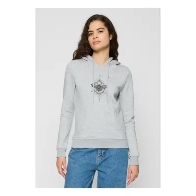 Women's Moth Hoody grey sweatshirt