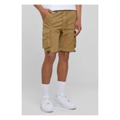 Men's Double Pocket Cargo Shorts - Brown