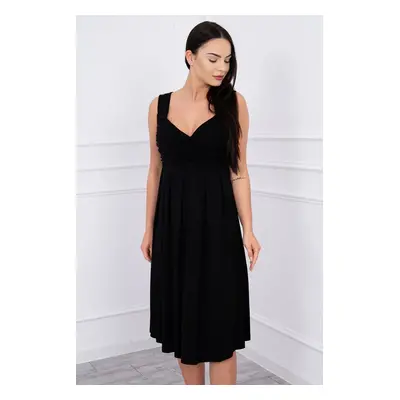 Kesi Dress with wide straps black