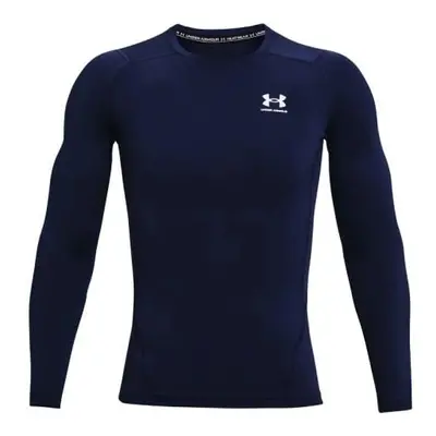 Men's T-shirt Under Armour HeatGear Comp LS Midnight Blue