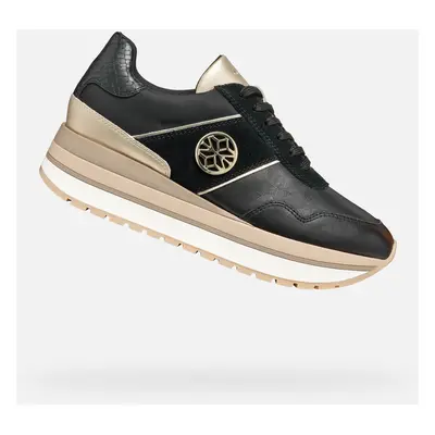 Black women's sneakers Geox Nekency - Women's