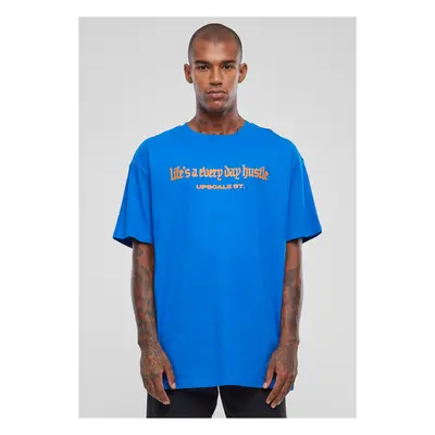 Men's T-shirt Hustle Oversize Cobalt Blue