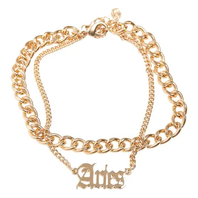 Zodiac Golden Aries Anklet