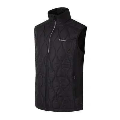 Men's filled ultralight vest HUSKY Nimesie black