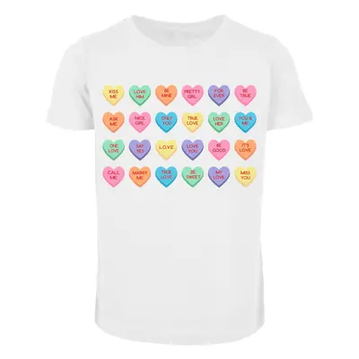 Children's T-shirt Sweet Heart Candy Tee white