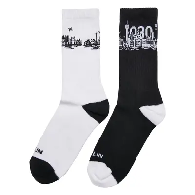 Socks Major City 2-Pack Black/White