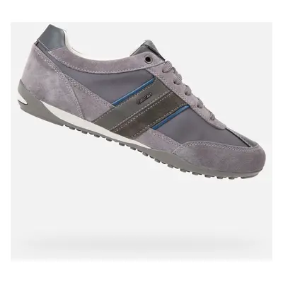 Dark grey men's sneakers Geox Wells - Men's