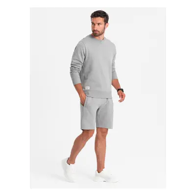 Ombre Men's sweatshirt set sweatshirt + shorts