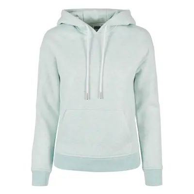 Women's color Melange Hoody aqua melange