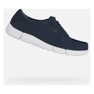 Dark blue men's moccasins Geox Adacter - Men's