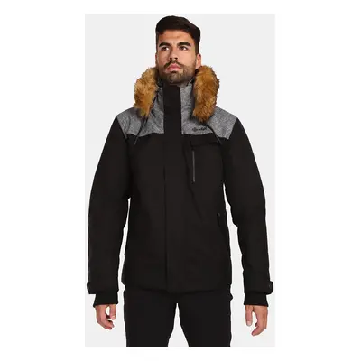 Men's winter jacket Kilpi ALPHA-M Black