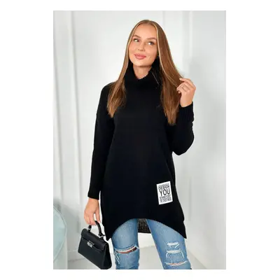 Turtleneck sweater black