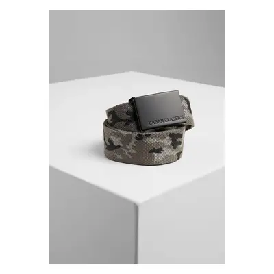 Canvas belts grey camo/black