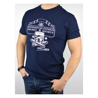 NOVITI Man's T-shirt TT009-M-02 Navy Blue