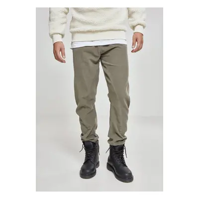 Corduroy Jog Olive Trousers