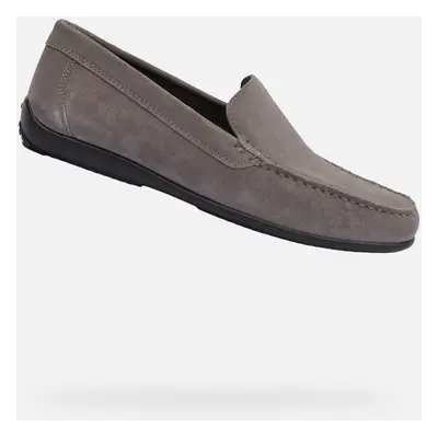 Grey men's moccasins Geox Ascanio - Men's