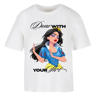 Women's T-shirt Done With Your Sh*it white