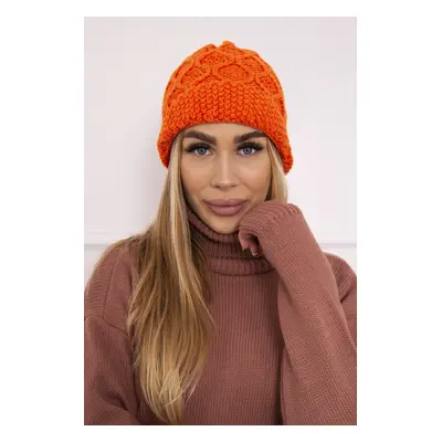 marka niezdefiniowana Cap with fleece Roma Bis K235 orange