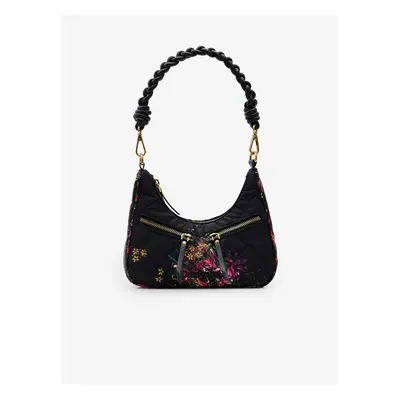 Black Women's Floral Handbag Desigual Yenes Medley Multipocket - Ladies