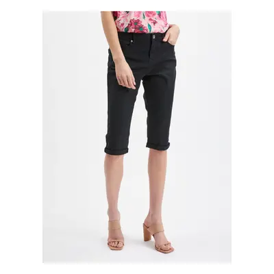 Orsay Black Three-Quarter Jeans - Women