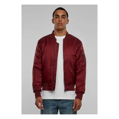 Basic Bomber Jacket burgundy