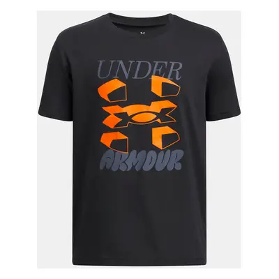 Boys' T-shirt Under Armour UA B SPLIT BIG LOGO SS - Boys