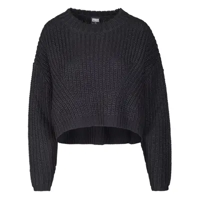 Women's wide oversize sweater black