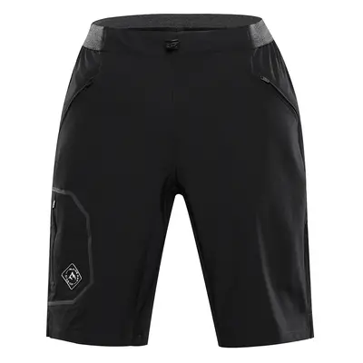 Men's outdoor shorts ALPINE PRO ZAMB black