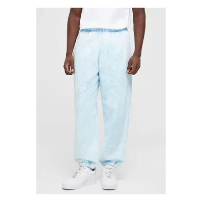 Towel washed sweatpants balticblue