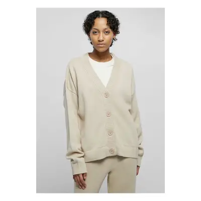 Women's oversized cardigan - beige