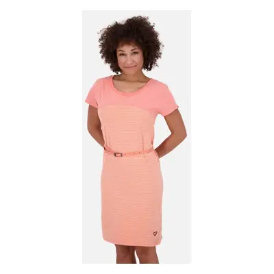 Alife and Kickin CLARINAAK B Peach Melange dress