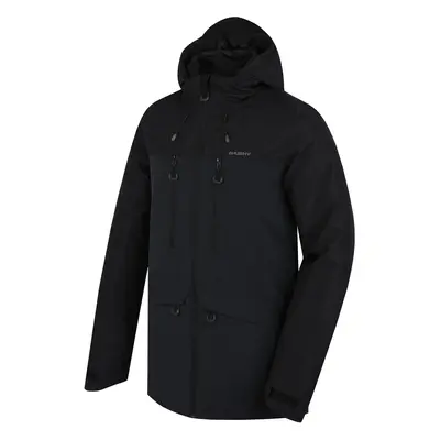 Men's filled winter jacket HUSKY Nebet black