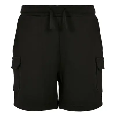 Boys' Organic Cargo Sweat Shorts - Black